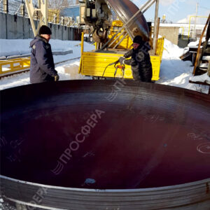Днище эллиптическое Dв 800×6 мм, сталь 09Г2С, ГОСТ 6533-78, кат. 15