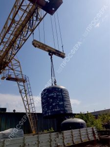 Днище эллиптическое Dв 1000×6 мм, сталь 09Г2С, ГОСТ 6533-78, кат. 15, фаска 30°